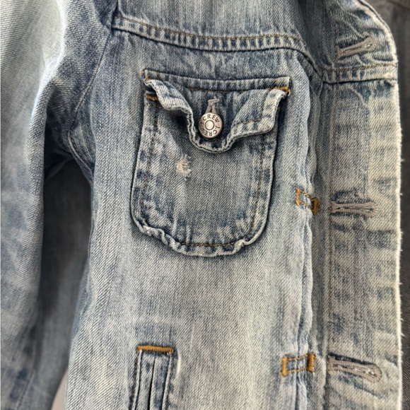 J Crew vintage distressed Jean jacket - Picture 9 of 13